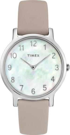 City Transcend Timex Style Ladies Watch / Mother Of Pearl TW2T35900