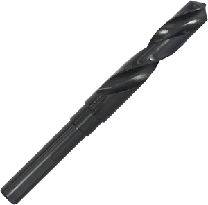 Drill America DWDRSD Series Qualtech High-Speed Steel Economy Reduced-Shank Drill Bit, Black Oxide Finish, 1/2" Round Shank, Spiral Flute, 118 Degrees Conventional Point, 5/8" Size (Pack of 1) Drill America DWDRSD Series Qualtech High-Speed Steel Economy Reduced-Shank Drill Bit, Black Oxide Finish, 1/2" Round Shank, Spiral Flute, 118 Degrees Conventional Point, 5/8" Size (Pack of 1)