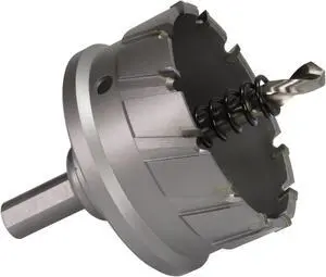 Drill America CTH2375 Carbide-Tipped CTH 2-3/8" Carbide Tipped Hole Cutter, 1" Depth of Cut