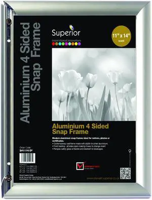 Snap Frame 11 X 14 Silver