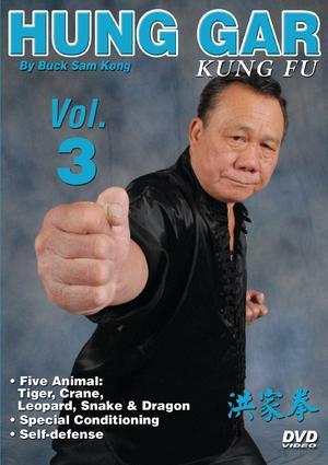 Hung Gar Kung Fu #3 tiger, crane, leopard, snake, dragon DVD Buck Sam Kong -VD5527A