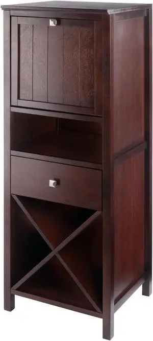 Brooke Jelly Cupboard Walnut Finish 94443