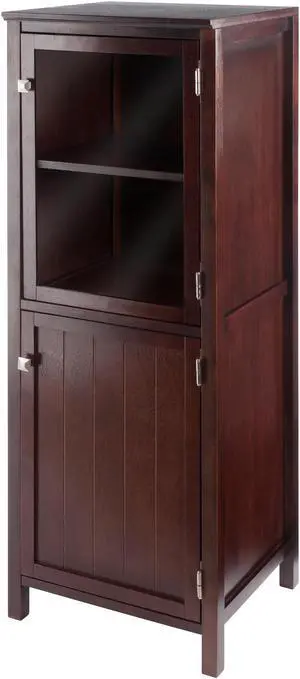 Brooke Jelly Cupboard Walnut Finish 94401