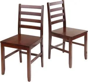 Winsome Wood Hamilton 2-Piece Ladder Back Chair Winsome Wood Hamilton 2-Piece Ladder Back Chair