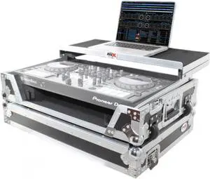 ProX XS-DDJ800 WLT Flight Case For Pioneer DDJ-800 Digital Controller W-Sliding Laptop Shelf and Wheels