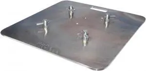ProX XT-BP2424A 24" x 24" Aluminum Base Plate Fits Most Manufacturers F34 Trussing W/Conical Connectors