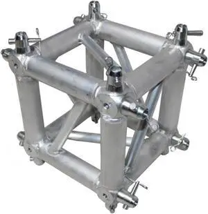 ProX XT-JB6W-4W 6 Way Square Truss Junction Block - Includes 4 Way 16 Half Conical Couplers