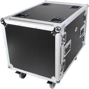 ProX T-10RSS24 10U Space Rack Mount Flight Case 24 Inch Depth W/Casters