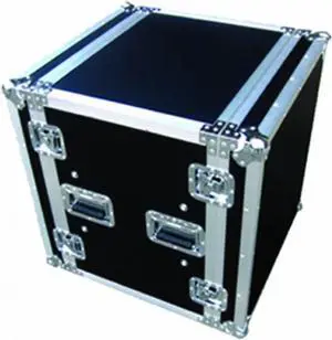 ProX T-10RSP 10U Space Shockproof Amp Rack ATA Flight Case 20" Depth W-4" Casters