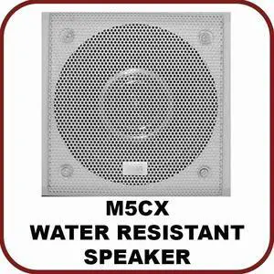 BSK Speaker, 5.25 inch Co-Axial, 4 Ohms  20W - 40W Power, FR 50Hz - 20kHz,  Waterproof, Stainless Steel Grills and Hardware, sold as each