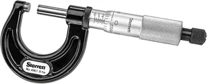 Starrett T436.1XRL-1 Outside Micrometer Starrett T436.1XRL-1 Outside Micrometer
