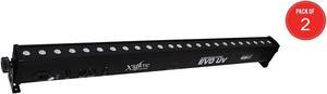 ProX X-BAR24UV3W Evo UV 24 3W LED Ultraviolet Black Light Bar (Pack of 2)