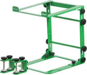 DESIGNER DJ SERIES FOLDING LAPTOP STAND, GREEN DESIGNER DJ SERIES FOLDING LAPTOP STAND, GREEN