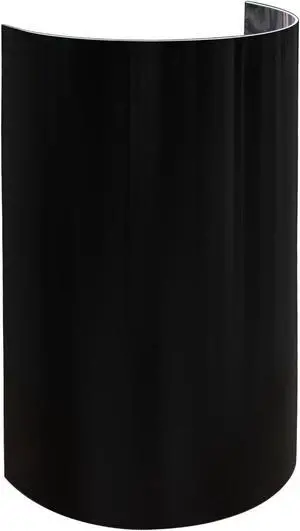 20" HIGH BLACK ODY GLO SHIELDS UP-LIGHT DCOR, PACK OF 8