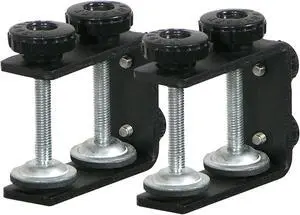 Pair Of Table/Case Lstand Clamps In Black