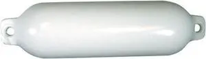 Taylor Made 1023 Hull Gard Inflatable Vinyl Fenders - White, 6.5" x 23"