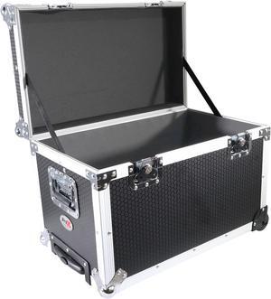 Roll-away Utility Case W-Retractable Handle and Low-Profile Recessed Wheels 17" x 24.5" x 15" 2.2 Cu.Ft.