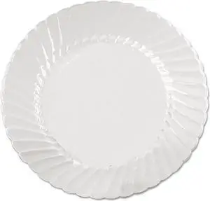 WNA Classicware Plastic Dinnerware ,PLATE,6,PLAS,CLR