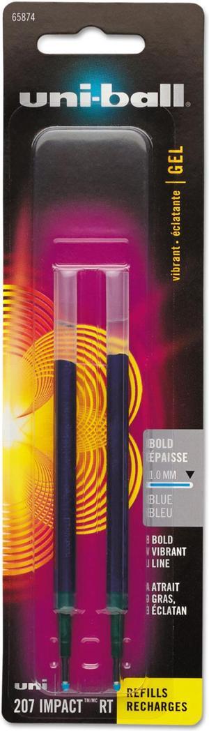 uni-ball Refill for uni-ball Gel 207 IMPACT RT Roller Ball Pens ,REFILL,GEL,IMPCTRT,BE,2PK