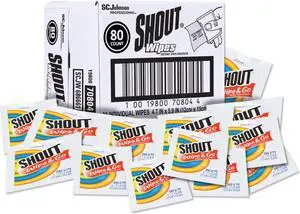 CLEANER,SHOUTWIPES,80/CT