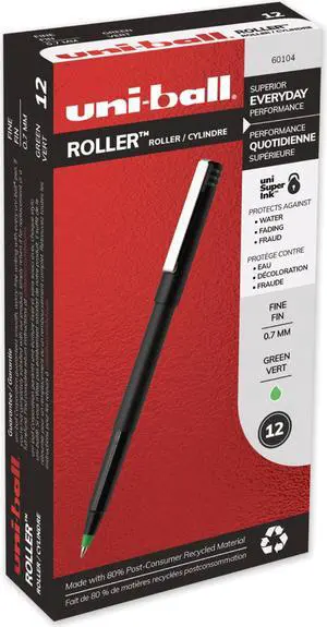 uni-ball Roller Ball Stick Pen ,PEN,UNIBALL,.7MM,GN