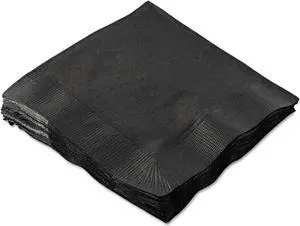 Hoffmaster Embossed Beverage Napkins ,NAPKIN,BEV,9.5X9.5,2PL,BK
