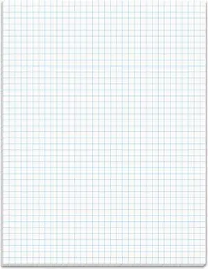 TOPS Quadrille Pads ,PAD,QUADRILLE,4SQ,8.5X11