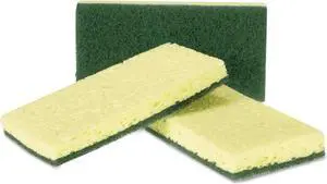 AmerCareRoyal Heavy-Duty Scrubbing Sponge ,SPONGE,HVYDTY,WRPD,GN