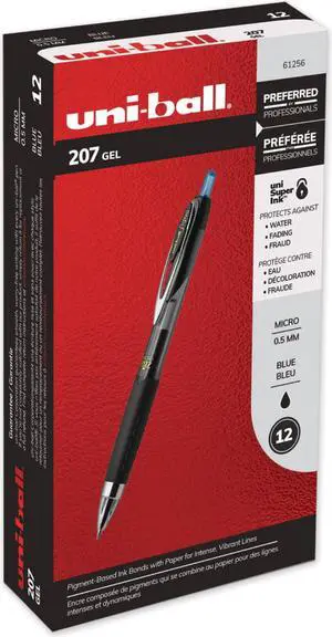 uni-ball Signo 207 Retractable Gel Pen ,PEN,UNI-BALL 207 GEL,BE
