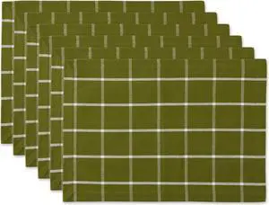 DII Ventana Green Check Placemat (Set of 6)