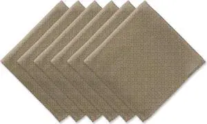 DII Stone Tonal Lattice Print Outdoor Napkin (Set of 6)
