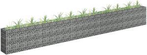 vidaXL Gabion Raised Bed Galvanized Steel 177.2"x11.8"x23.6"