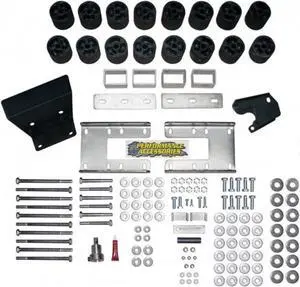 3 Inch Body Lift Kit 09-17 Dodge Ram 1500 and Ram Rebel 2WD/4WD Including Air-Ride Gas Performance Accessories