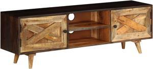 vidaXL TV Stand TV Unit Sideboard TV Console Media Cabinet Solid Mango Wood