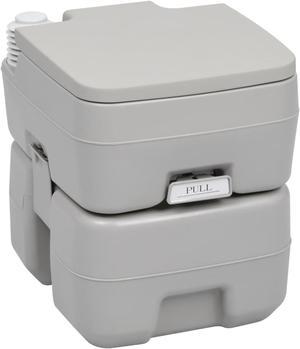 vidaXL Portable Camping Toilet Gray 5326 gal