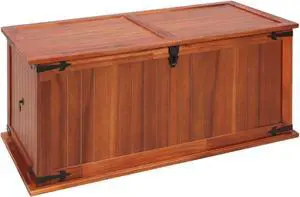vidaXL Storage Chest 31.1"x13.4"x12.6" Solid Acacia Wood