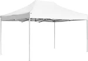 vidaXL Party Tent Pop up Canopy Professional Folding Gazebo Aluminum White