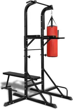 Power Tower with Sit-up Bench and Boxing Bag