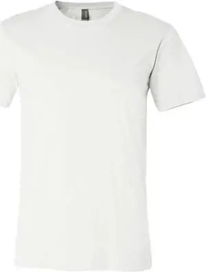 BELLA + CANVAS Unisex Jersey Tee - White, M
