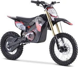 MotoTec 48v Pro Electric Dirt Bike 1500w Lithium Red MotoTec 48v Pro Electric Dirt Bike 1500w Lithium Red