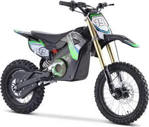 MotoTec 48v Pro Electric Dirt Bike 1500w Lithium Green MotoTec 48v Pro Electric Dirt Bike 1500w Lithium Green