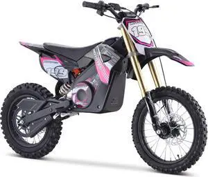 MotoTec 48v Pro Electric Dirt Bike 1500w Lithium Pink MotoTec 48v Pro Electric Dirt Bike 1500w Lithium Pink