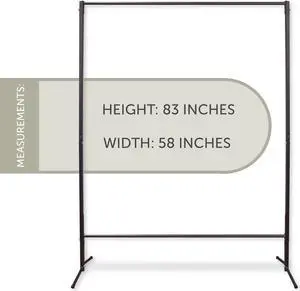 Multi-Purpose Portable Rod Stand 74" tall, 58" wide