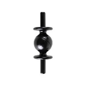 Corner Connector for 13/16 inch Rod - Black