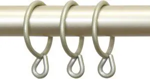 Decorative 1-3/8 inch Ring with Eyelett (Set of 10) - Light Gold