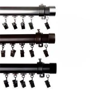 Sims Cordless Traverse Rod 48-86" - Cocoa