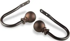 Mona Curtain Rod Holdback - Cocoa