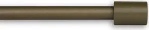 Bertha Curtain Rod 5/8 inch 28-48 Inch - Antique Gold