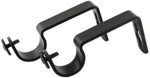 Heavy Duty 1 inch Wall Bracket - Black