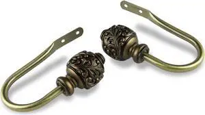 Ivana Curtain Rod Holdback - Antique Gold